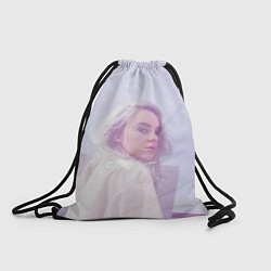 Рюкзак-мешок Billie Eilish: Light Pink, цвет: 3D-принт