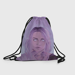 Рюкзак-мешок Billie Eilish: Heart You, цвет: 3D-принт