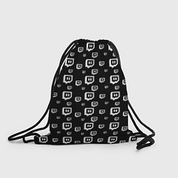 Мешок для обуви Twitch: Black Pattern