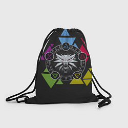Рюкзак-мешок The Witcher: Triangles, цвет: 3D-принт