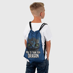 Рюкзак-мешок How to train your dragon, цвет: 3D-принт — фото 2
