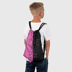 Рюкзак-мешок Lil Peep: Hell Boy, цвет: 3D-принт — фото 2