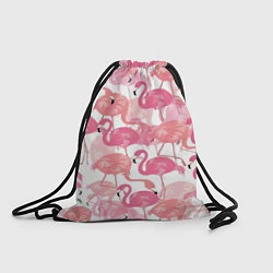 Рюкзак-мешок Рай фламинго, цвет: 3D-принт