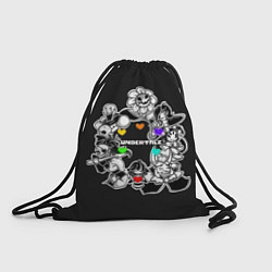 Рюкзак-мешок Undertale, цвет: 3D-принт