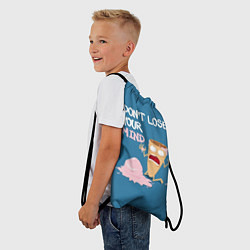 Рюкзак-мешок Не сходи с ума!, цвет: 3D-принт — фото 2