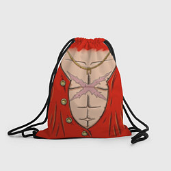 Рюкзак-мешок One Piece грудь Луффи со шляпой для косплея, цвет: 3D-принт