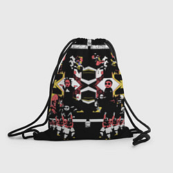 Рюкзак-мешок Rick and Morty: Black Style, цвет: 3D-принт