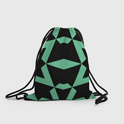 Рюкзак-мешок Abstract zigzag pattern, цвет: 3D-принт