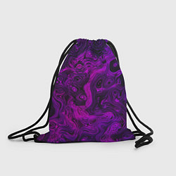 Рюкзак-мешок Abstract purple, цвет: 3D-принт