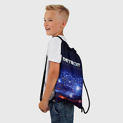 Рюкзак-мешок DETROIT:BECOME HUMAN, цвет: 3D-принт — фото 2