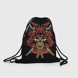 Рюкзак-мешок Череп Самурая, цвет: 3D-принт