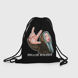 Рюкзак-мешок BILLIE EILISH, цвет: 3D-принт