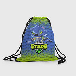 Рюкзак-мешок BRAWL STARS LEON ОБОРОТЕНЬ, цвет: 3D-принт