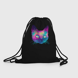Рюкзак-мешок Котейка, цвет: 3D-принт