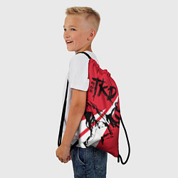 Рюкзак-мешок Taekwondo, цвет: 3D-принт — фото 2