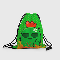 Рюкзак-мешок Spike brawl satars, цвет: 3D-принт