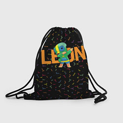 Рюкзак-мешок Brawl Stars Leon, Dab, цвет: 3D-принт