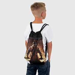 Рюкзак-мешок Sekiro shadows die twice, цвет: 3D-принт — фото 2