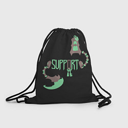 Рюкзак-мешок Support, цвет: 3D-принт