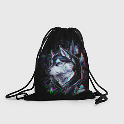 Рюкзак-мешок Волк, цвет: 3D-принт
