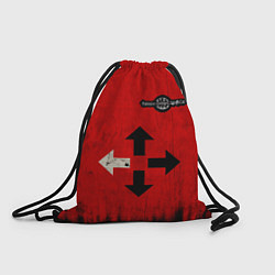 Рюкзак-мешок THREE DAYS GRACE RED, цвет: 3D-принт