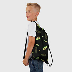 Рюкзак-мешок Авокадо, цвет: 3D-принт — фото 2