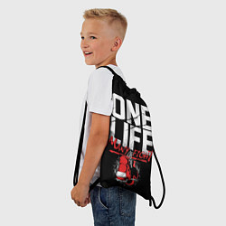 Рюкзак-мешок One Life Many Fight, цвет: 3D-принт — фото 2