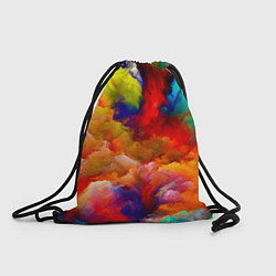 Рюкзак-мешок Битва красок, цвет: 3D-принт