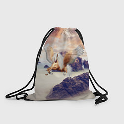 Рюкзак-мешок Sea Sunset Horse, цвет: 3D-принт
