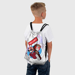Рюкзак-мешок Country Humans, цвет: 3D-принт — фото 2