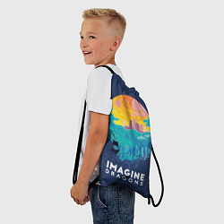 Рюкзак-мешок Imagine Dragons, цвет: 3D-принт — фото 2