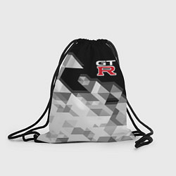 Рюкзак-мешок NISSAN GTR, цвет: 3D-принт