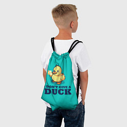 Рюкзак-мешок Утёнок, цвет: 3D-принт — фото 2