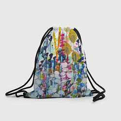 Рюкзак-мешок Watercolor Flowers, цвет: 3D-принт