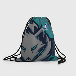 Рюкзак-мешок Форма White wolves, цвет: 3D-принт