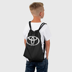 Рюкзак-мешок Toyota carbon, цвет: 3D-принт — фото 2