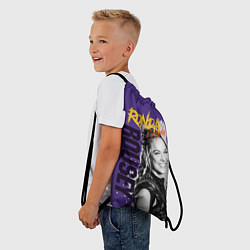 Рюкзак-мешок Ronda Rousey, цвет: 3D-принт — фото 2