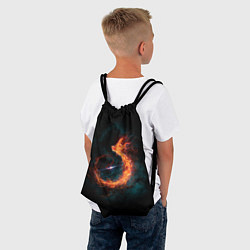 Рюкзак-мешок Космический Феникс, цвет: 3D-принт — фото 2