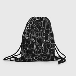 Рюкзак-мешок Стеклянный бармен, цвет: 3D-принт