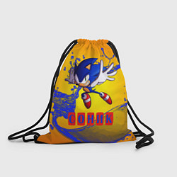 Рюкзак-мешок Sonic - Соник, цвет: 3D-принт