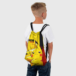 Рюкзак-мешок PIKACHU, цвет: 3D-принт — фото 2