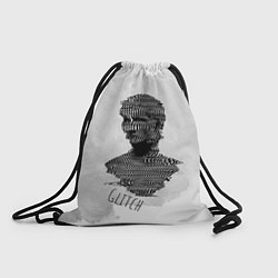 Рюкзак-мешок Бюст статуи Glitch face, цвет: 3D-принт
