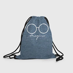 Рюкзак-мешок Imagine John Lennon, цвет: 3D-принт