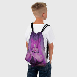 Рюкзак-мешок PINK HEAR, цвет: 3D-принт — фото 2