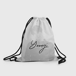 Рюкзак-мешок BTS Min Yoongi, цвет: 3D-принт