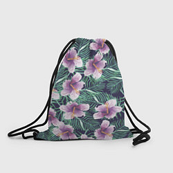 Рюкзак-мешок Тропический цветок, цвет: 3D-принт