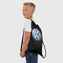 Рюкзак-мешок Volkswagen Logo, цвет: 3D-принт — фото 2