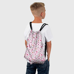 Рюкзак-мешок Зайчики, цвет: 3D-принт — фото 2