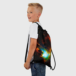 Рюкзак-мешок Галактика, цвет: 3D-принт — фото 2