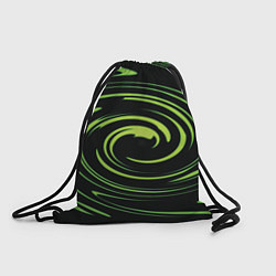 Рюкзак-мешок Twisted greens, цвет: 3D-принт